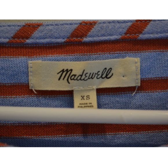 Madewell Shirred-Sleeve Sailor Top Size XS/S - Picture 5 of 6
